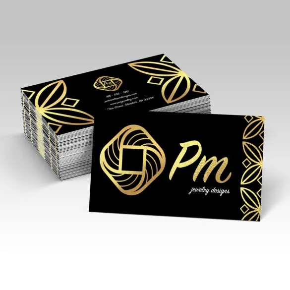 foil business cards